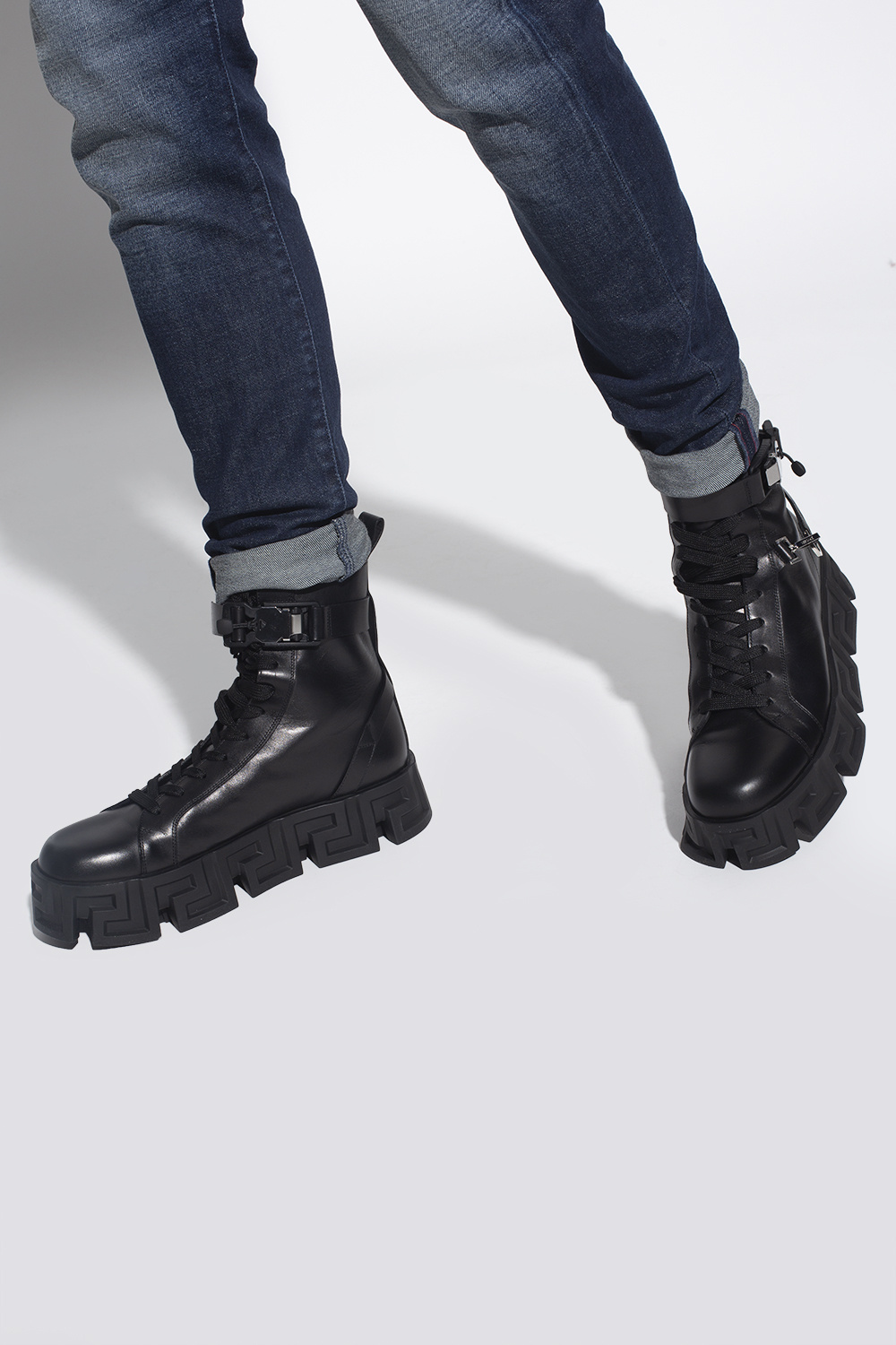 Versace shop boots mens